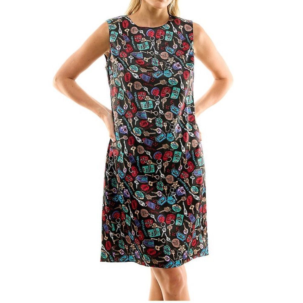 Nicole Miller Printed Tank Dress- Size 12